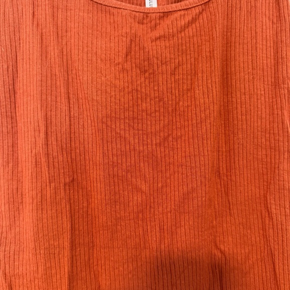 Lulus Basics Rust Ribbed Tank Top - Picture 4 of 5